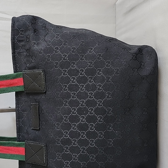 ✨️GUCCI GG Canvas Web Sherry Line Tote Bag - Picture 4 of 16